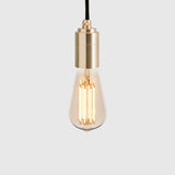 Squirrel Cage Pendant Light in Brass