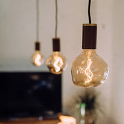 Voronoi I Pendant Light in Walnut